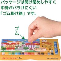 ぺんてる パッセル 20色セット ゴム掛け 使い方集付き オイルパステル GHPAR-20