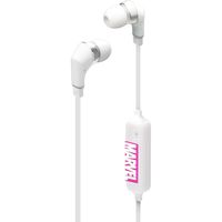 Bluetooth(R) 4.1搭載 ワイヤレス ステレオ イヤホン シリコンポーチ付き[MARVELロゴ/ピンク] PG-BTE1SD06MVL