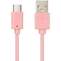 PGA USB Type-C Type-A コネクタ USBケーブル 50cm ピンク PG-CUC05M04 1本