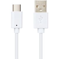 PGA USB Type-C USB Type-A コネクタ USBケーブル 1.2m ホワイト PG-CUC12M02 1本（直送品）