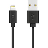 PGA Lightning充電＆通信ケーブル1.2m ブラック PG-ELC12M21BK 1本（直送品）