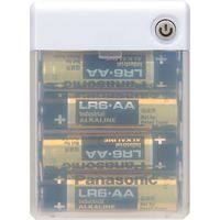 PGA USBポート搭載 乾電池交換式充電器 出力1A ホワイト PG-JUK1U2WH 1個（直送品）