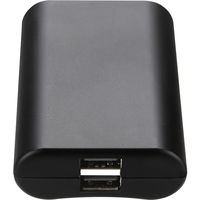 PGA Type-C＆micro USBタフケーブル付き モバイルバッテリー6700mAh ブラック PG-LBJ67A02BK 1個（直送品）