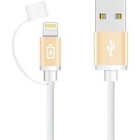 PGA Lightningコネクタ用 USBタフケーブル 1.2m ゴールド PG-LC12M23GD 1本（直送品）