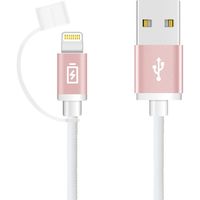 PGA Lightningコネクタ用 USBタフケーブル 1.2m ローズゴールド PG-LC12M26PK 1本（直送品）