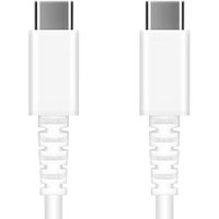 PGA 充電/通信 やわらかケーブル USB-C to 1.2m ホワイト PG-YWCC12WH 1本