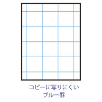 ナカバヤシ ロジカルシンクノート A4タテ 方眼5ミリ ブルー罫線 ノ-A406S-DB 1冊