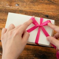 ヘッズ サテンリボン CHERRYPINK 10mm 1002R 1セット(1巻×5)