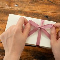 ヘッズ サテンリボンSMOKYPINK10mm 1006R 1セット(5巻)