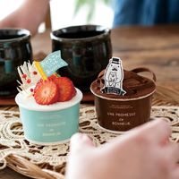 ヘッズ 父の日ケーキピック-4/グラットンベア FA-PC4 1セット(500枚:100枚×5パック)（直送品）