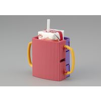 イノマタ化学 #1128 紙パックジュースホルダー ピンク 1個