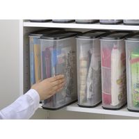 イノマタ化学 乾物ストッカー6.0 クリアーブラック #1216 1個