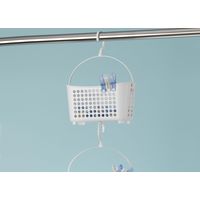 イノマタ化学 ピンチバスケット ホワイト #3117 1個