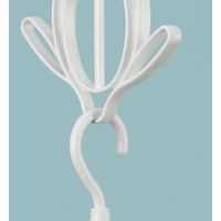 イノマタ化学 #3122 ミニ シューズハンガー ホワイト 1個