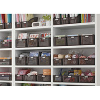 イノマタ化学 ネームバスケット ロング ブラウン #4585 1個