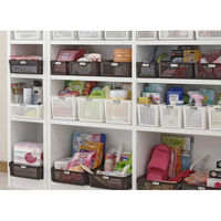 イノマタ化学 ネームバスケット A4 ブラウン #4586 1個