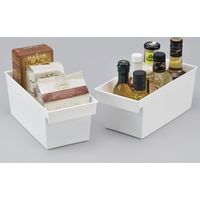 イノマタ化学 シンプルストレージ スリム ホワイト #4665 1個