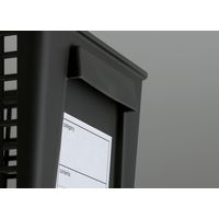 イノマタ化学 トリムバスケット スリム ブラック #4670 1個