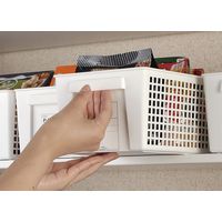 イノマタ化学 トリムバスケット ワイド ホワイト #4671 1個