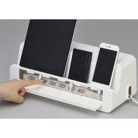 イノマタ化学 テーブルタップステーション L ホワイト #4837 1個