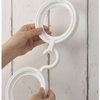 イノマタ化学 帽子ハンガー ホワイト #6530 1個