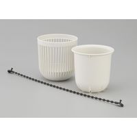 イノマタ化学 #7075 吊り鉢 ミニ ホワイト 1個（直送品）