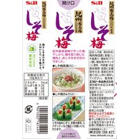 エスビー食品 S&B しそ梅 ４０ｇ　10個