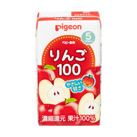 【5ヵ月頃から】ピジョン　りんご100　1セット（4パック：125ml×12本）