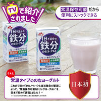森永乳業 1日不足分の鉄分 のむヨーグルト 125ml 1箱（24本入）