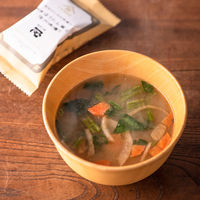 久世福商店 毎日だしのお味噌汁 国産ほうれん草と信州味噌 1袋5食入 fsh02612