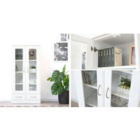 【軒先渡し】サン ルピナス ミドルボード 幅595×奥行400×高さ1200ｍｍ ホワイト 86034 1台（直送品）