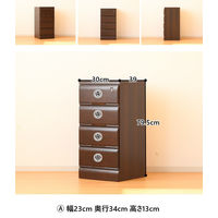 【軒先渡し】サン ストーム サイド収納 幅300×奥行390×高さ795ｍｍ ナチュラル 33139 1台（直送品）