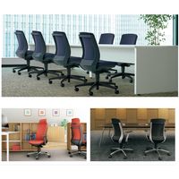 【組立設置込】プラス BeneS 事務イス 布張り バイカラーフレーム EXハイバック 固定肘 樹脂脚 モスグリーン 1脚（直送品）