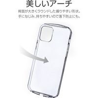 MSソリューションズ iPhone 12/iPhone 12 Pro 耐衝撃ソフトケース LP-IM20CRDCL 1個