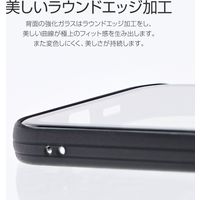 MSソリューションズ iPhone 12 mini ラウンドエッジガラスシェルケース LP-IS20SGRWH 1個