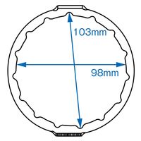JTC フューエルフィルターレンチ JTC6781 1個（直送品）