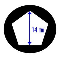JTC 5角ソケット 14mm JTC1527 1個（直送品）