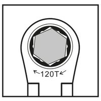 JTC 4PCS ノンスリップギアレンチセット JTC7217 1個（直送品）