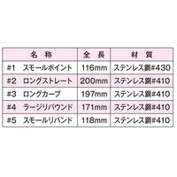 JTC 5PCS ステンレスピンセット JTC7823 1個（直送品）