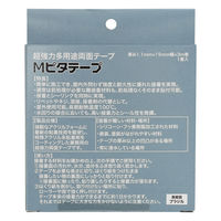 水上 超多用途両面テープ Mピタテープ 厚み1.1mm×15mm幅×3m巻 0288-00002 1巻（直送品）