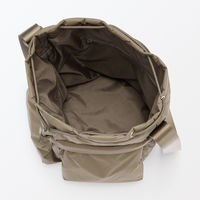 無印良品 撥水 中わた入り 巾着バッグ キャメル タテ３４×ヨコ２４×マチ２４ｃｍ 良品計画