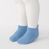 無印良品 ベビー 足なり直角 スニーカーイン（３足組） １１～１５ｃｍ ブルー・ネイビー・グレー 良品計画
