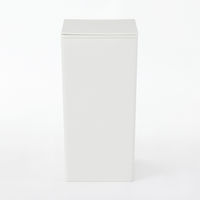 【まとめ買いセット】無印良品 ポリプロピレンごみ箱 角型 袋止め付 小（約3L） 1セット（1個×6） 良品計画