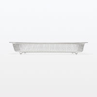 【まとめ買いセット】無印良品 ステンレスメッシュトレー 大 約幅27×奥行20.5×高さ4.5cm 1セット（1個×6） 良品計画