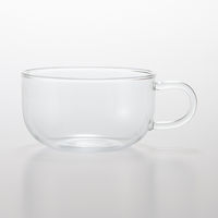 【まとめ買いセット】無印良品 耐熱ガラス ティーカップ 約250ml 1セット（1個×12） 良品計画