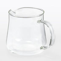 【まとめ買いセット】無印良品 耐熱ガラス サーバー 小 500mL 1セット（1個×6） 良品計画