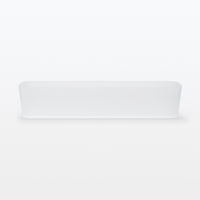 【まとめ買いセット】無印良品 ポリプロピレン整理ボックス2 約幅8.5×奥行25.5×高さ5cm 1セット（1個×48） 良品計画