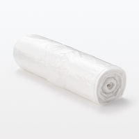 【まとめ買いセット】無印良品 再生ポリエチレン入り ごみ袋 持ち手付き 14L用 1セット（1個（20枚入）×100） 良品計画