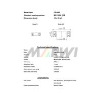 Marwi カートリッジベアリング CBー084 MR15268 15×26×8 1セット(4個)（直送品）