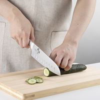 【アウトレット】三徳包丁 ディンプル ペティナイフ 2本セット 関孫六 匠創 020RC1086 1個（2本セット）貝印